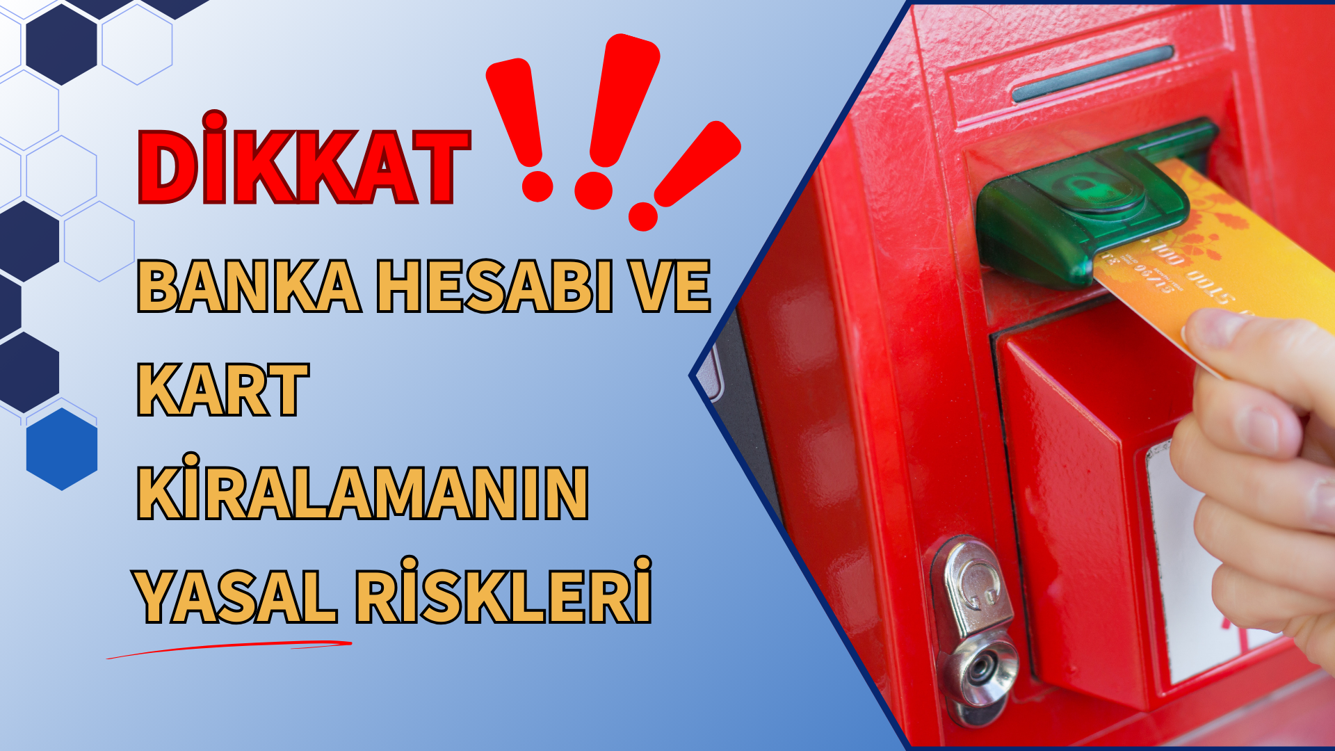 BANKA HESABINI KİRALAMAK SUÇ MU? | KART KİRALAMA CEZALARI