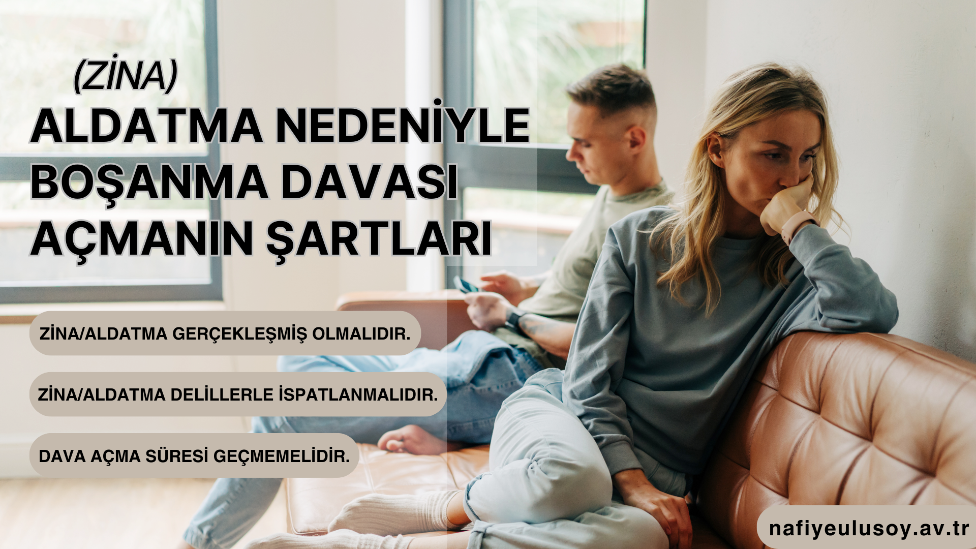 ALDATMA NEDENİYLE BOŞANMA DAVASI